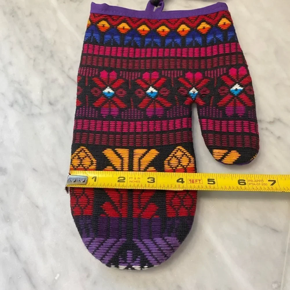 Mexican Embroidered Kitchen Potholders New